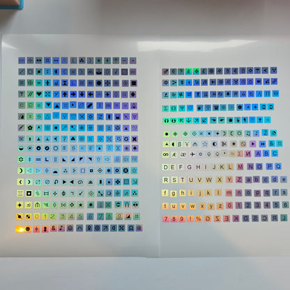 Diamond Painting Vinyl Symbol Stickers - 400+ Symbols!