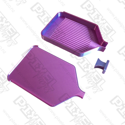 Luxury Diamond Painting Drill Tray with Lid & Stopper - Berry