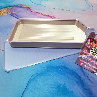 XL 5 Pack Luxury Diamond Painting Drill Tray with Lid & Stopper