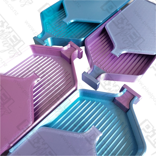 Luxury Set of 5 Stack-able Trays - Whimsical