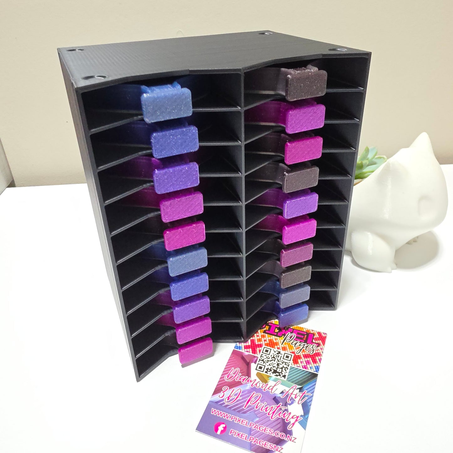 Luxury Mini Set of 5 Stack-able Trays - Pearl White & Stardust