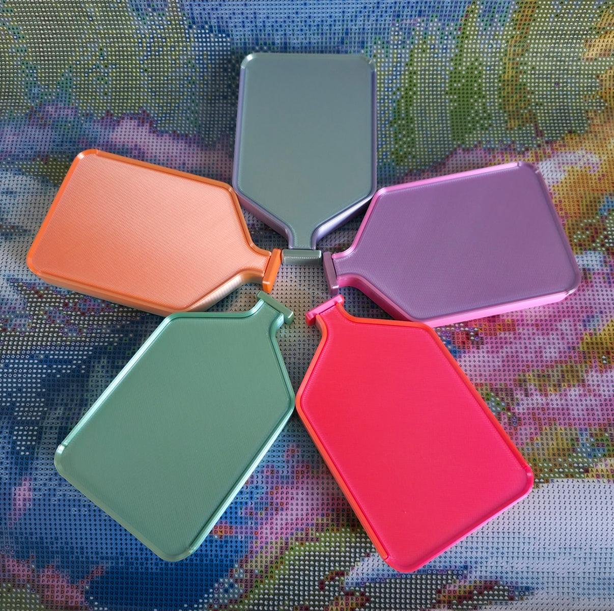 Luxury Set of 5 Stack-able Trays - Candy