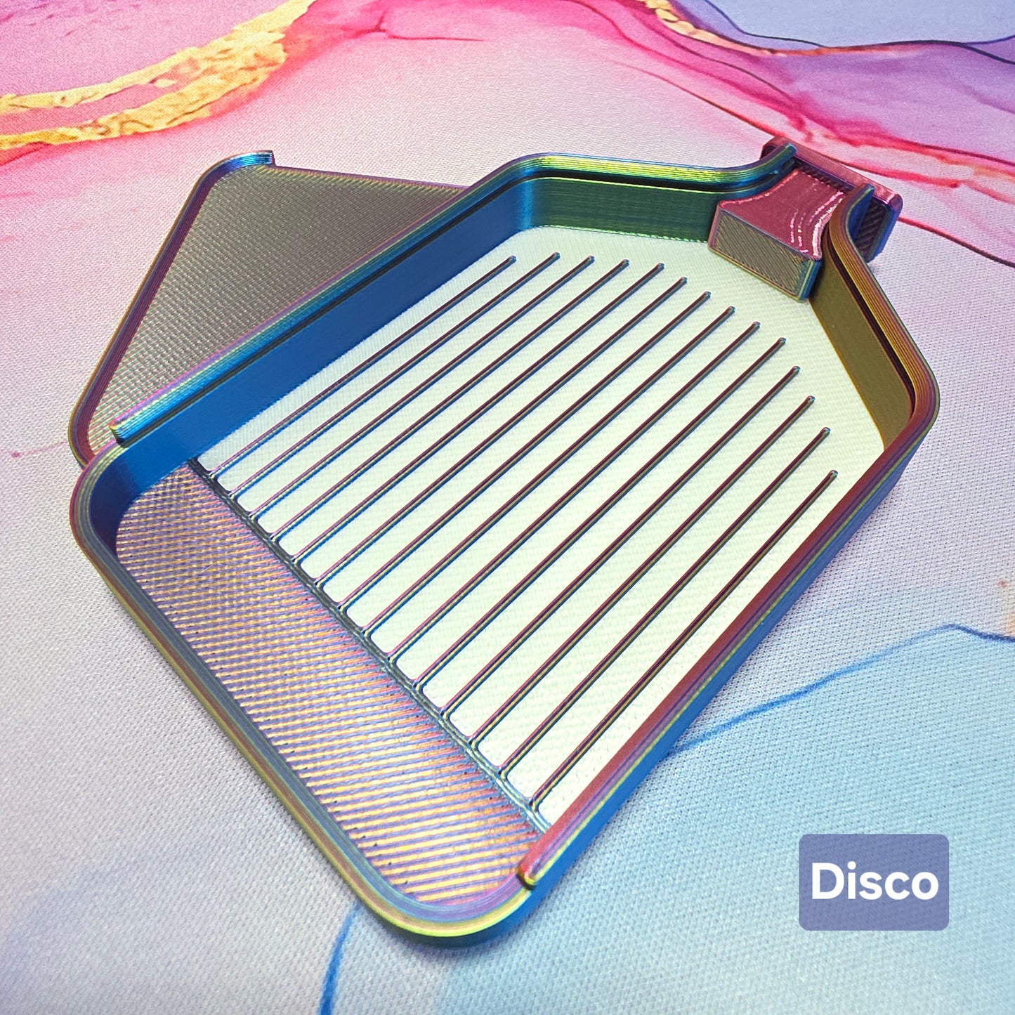 Luxury Set of 5 Stack-able Trays - Tri-Colours