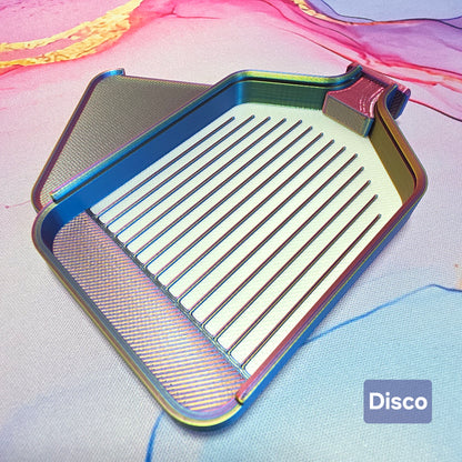 Luxury Set of 5 Stack-able Trays - Tri-Colours