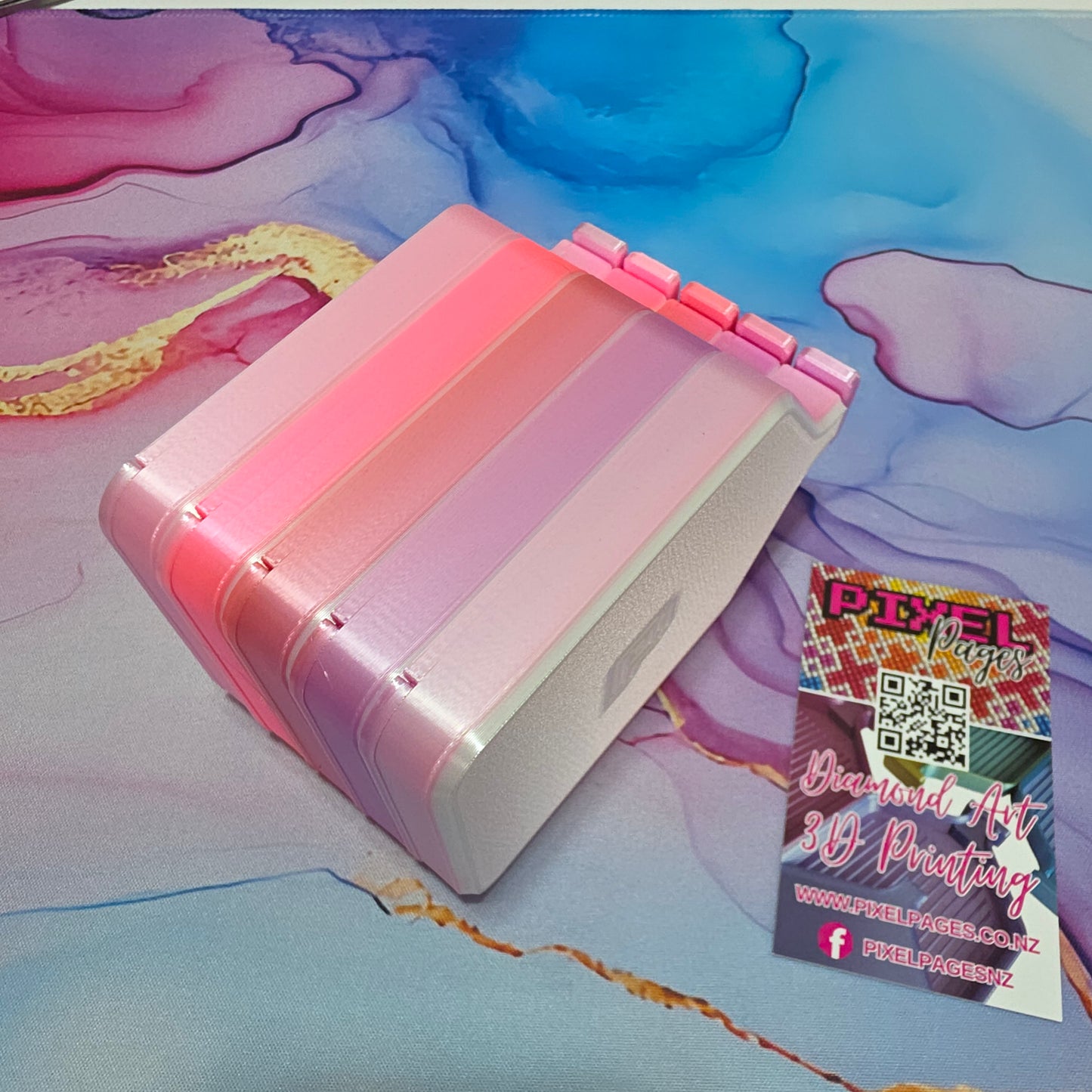 Luxury Set of 5 Stack-able Trays - Peach Blush