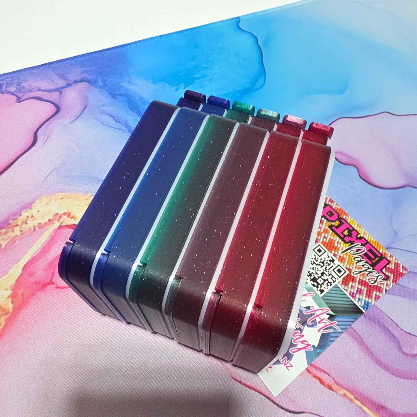Luxury Set of 5 Stack-able Trays - Nebula