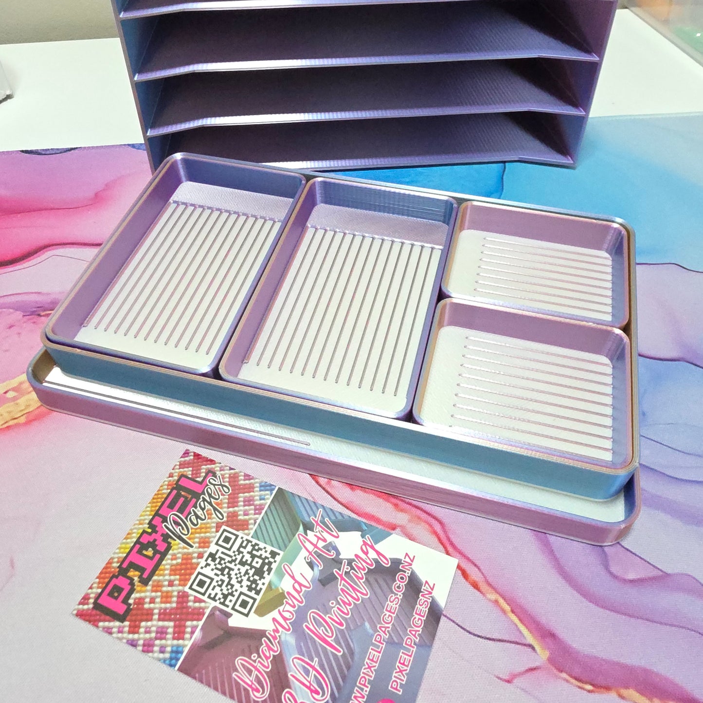 Pixel Palettes 2 Medium + 2 Small Trays