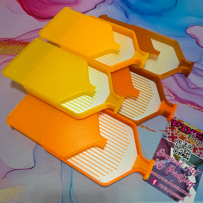 Luxury Set of 5 Stack-able Trays - Sunflower