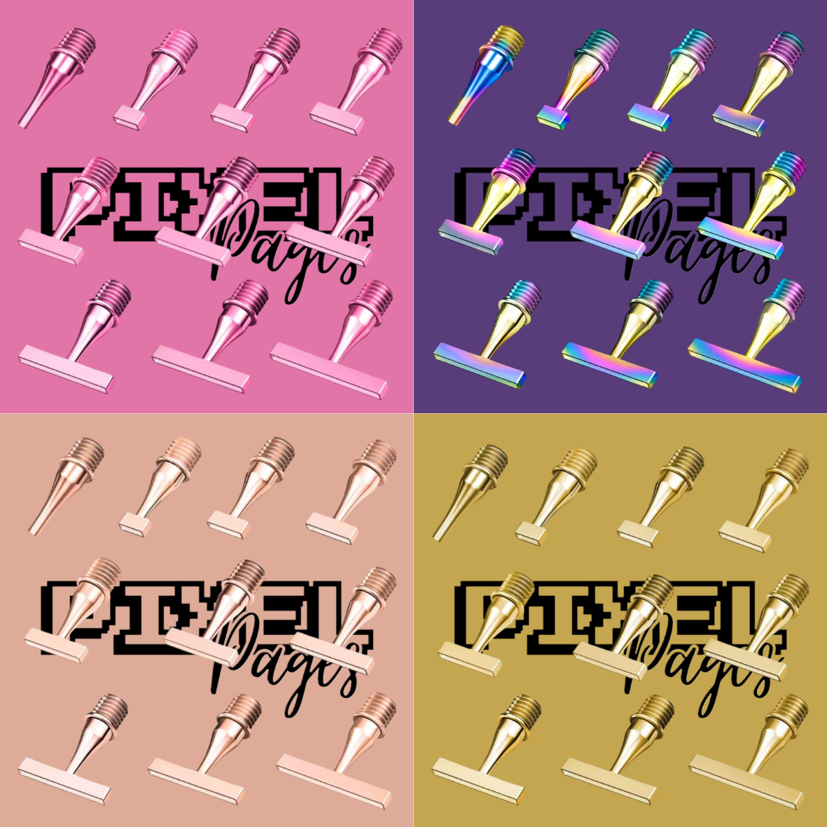 Stainless Steel Tip Full Set