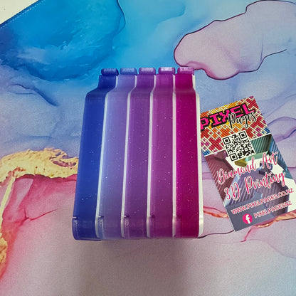 Luxury Set of 5 Stack-able Trays - Lavender