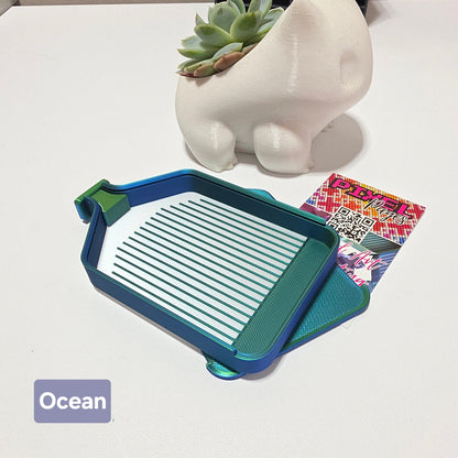 Luxury 5 Pack Stack-able Trays - Pearly White & Duo-Colours