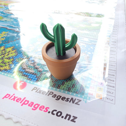 Diamond Painting Pals 3D Printed Cover Minders - Clicky Cacti