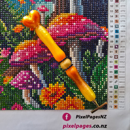 Sleek Pen For Threaded Tips - Sunflower Bling
