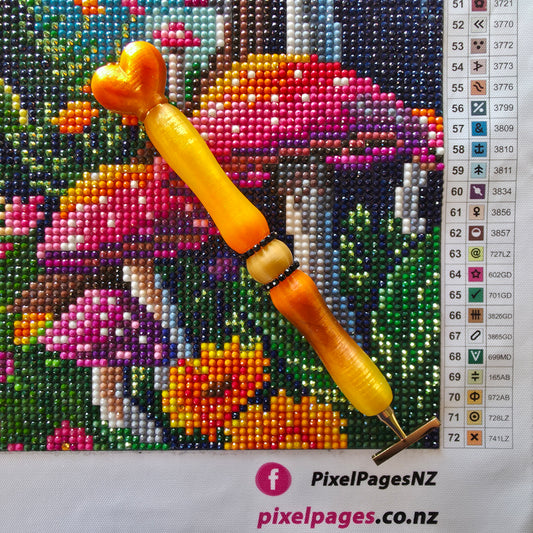 Sleek Pen For Threaded Tips - Sunflower Bling